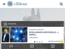 'chartres.fr' screenshot