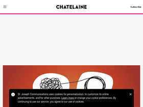 'chatelaine.com' screenshot