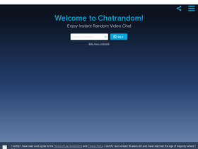 'chatrandom.com' screenshot
