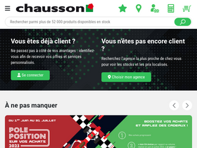 'chausson.fr' screenshot