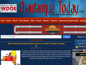 'chautauquatoday.com' screenshot