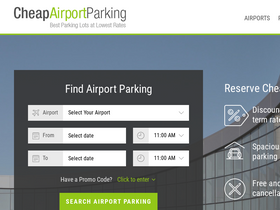 'cheapairportparking.org' screenshot