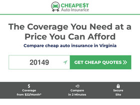 'cheapest-auto-insurance.com' screenshot