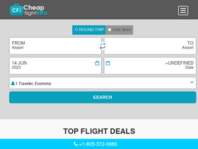 'cheapflightinfo.com' screenshot