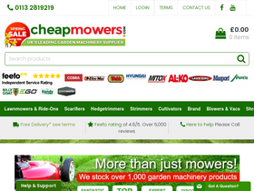 'cheapmowers.com' screenshot