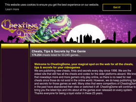 'cheatingdome.com' screenshot