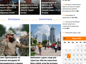'chechnyatoday.com' screenshot