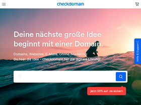 'checkdomain.de' screenshot