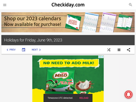 'checkiday.com' screenshot