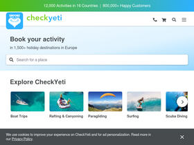 'checkyeti.com' screenshot
