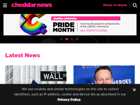 'cheddar.com' screenshot