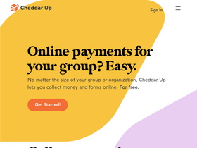 'cheddarup.com' screenshot