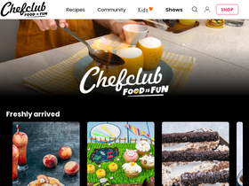 'chefclub.tv' screenshot