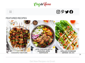 'chefdehome.com' screenshot