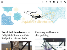 'chefindisguise.com' screenshot