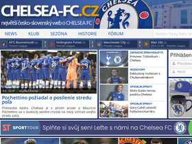 'chelsea-fc.cz' screenshot