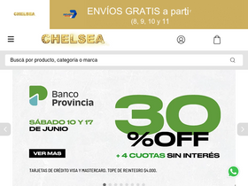 'chelsea.com.ar' screenshot