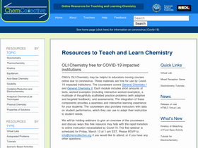 'chemcollective.org' screenshot