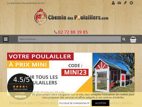 'chemin-des-poulaillers.com' screenshot