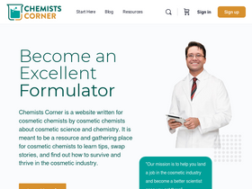 'chemistscorner.com' screenshot
