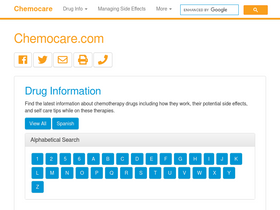 'chemocare.com' screenshot