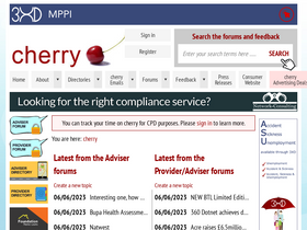 'cherryplc.co.uk' screenshot