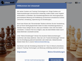 'chessmail.de' screenshot