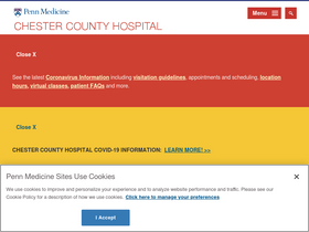 'chestercountyhospital.org' screenshot