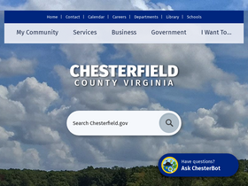 'chesterfield.gov' screenshot