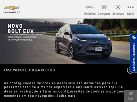 'chevrolet.com.br' screenshot