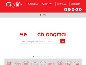 'chiangmaicitylife.com' screenshot
