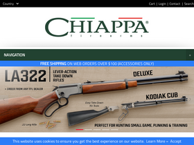 'chiappafirearms.com' screenshot
