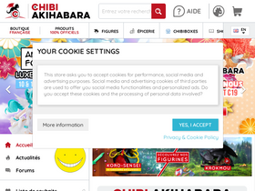 'chibi-akihabara.com' screenshot