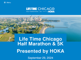 'chicagohalfmarathon.com' screenshot