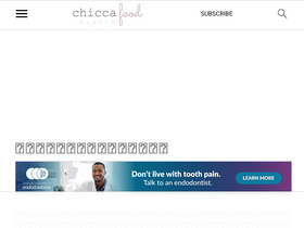 'chiccafood.com' screenshot