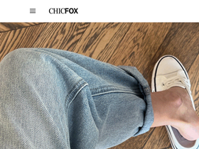 'chicfox.co.kr' screenshot