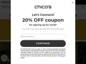 'chicos.com' screenshot