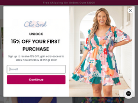 'chicsoul.com' screenshot
