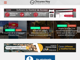 'chicureohoy.cl' screenshot