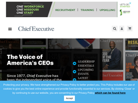 'chiefexecutive.net' screenshot