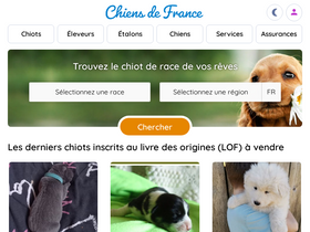'chiens-de-france.com' screenshot