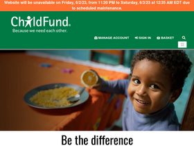 'childfund.org' screenshot