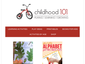 'childhood101.com' screenshot
