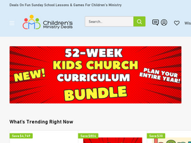 'childrens-ministry-deals.com' screenshot