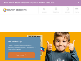 'childrensdayton.org' screenshot