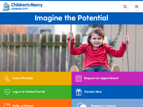 'childrensmercy.org' screenshot