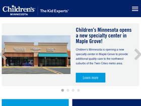'childrensmn.org' screenshot