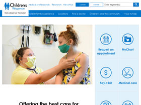 'childrenswi.org' screenshot