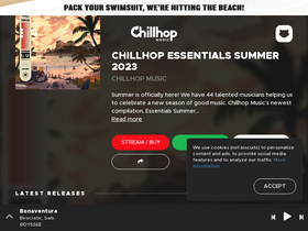 'chillhop.com' screenshot