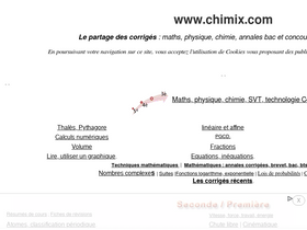 'chimix.com' screenshot